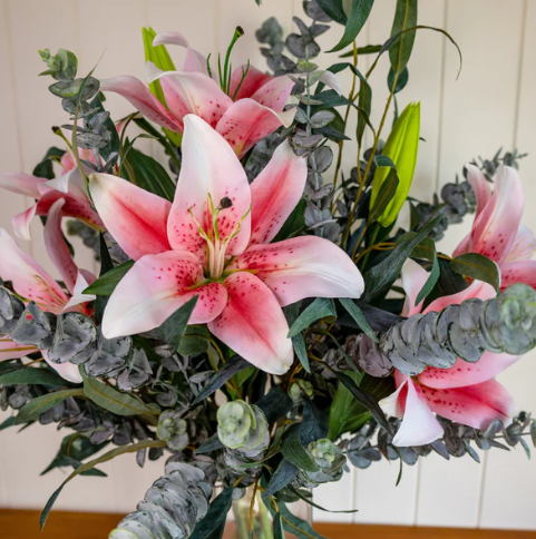 Real Touch Oriental Lily Bouquet -Realistic Artificial Flowers - Image 5