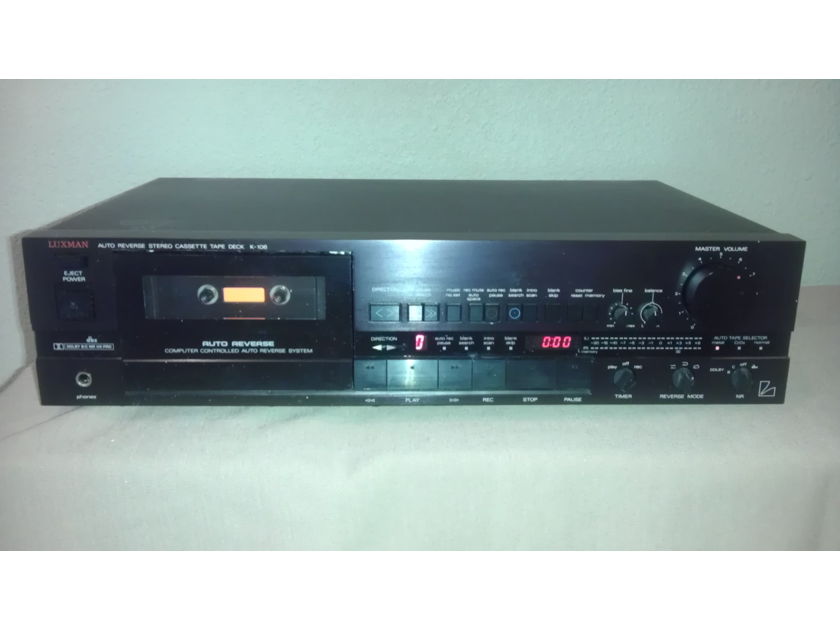 Luxman K-106 Auto Reverse Stereo Cassette Tape Deck