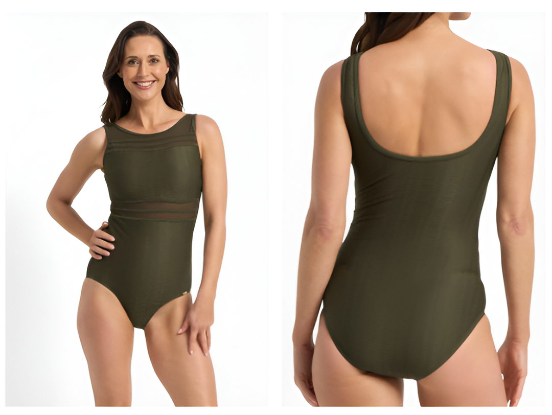 Oz Resort - Jantzen Sky High Mesh High Neck One Piece