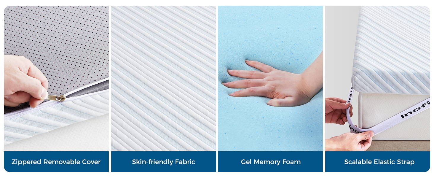Inofia 4FT Small Double Mattress,12 Inch CloudLux Memory Foam Mattress with Pocket Sprung,Medium Firm with Tencel Fabric,Fire Resistant Barrier,Pressure Relieving,OEKO-TEX Certified(120×190×30cm)