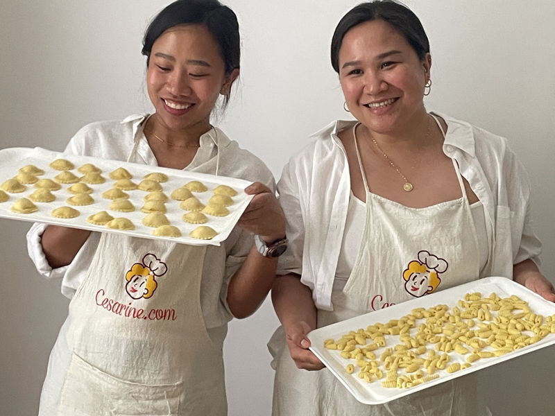 Cours de cuisine Palerme: Cours de cuisine partagé avec 2 recettes de pâtes et de tiramisù.