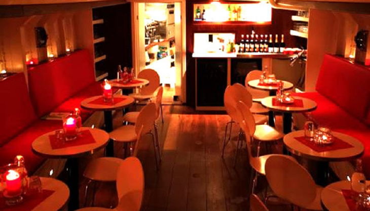 salonschiff oggesen essbereich der johanna