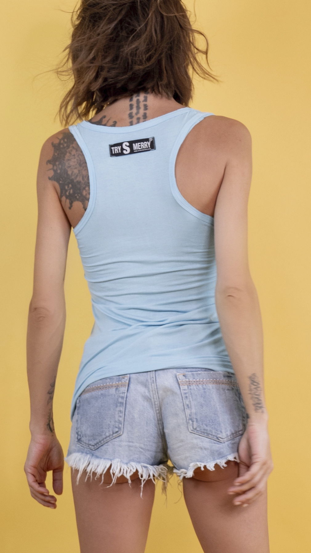 Blue Support Tank Top