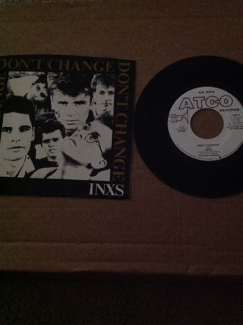 Inxs - Don't Change Atco Records Promo Single Mono/Ster...