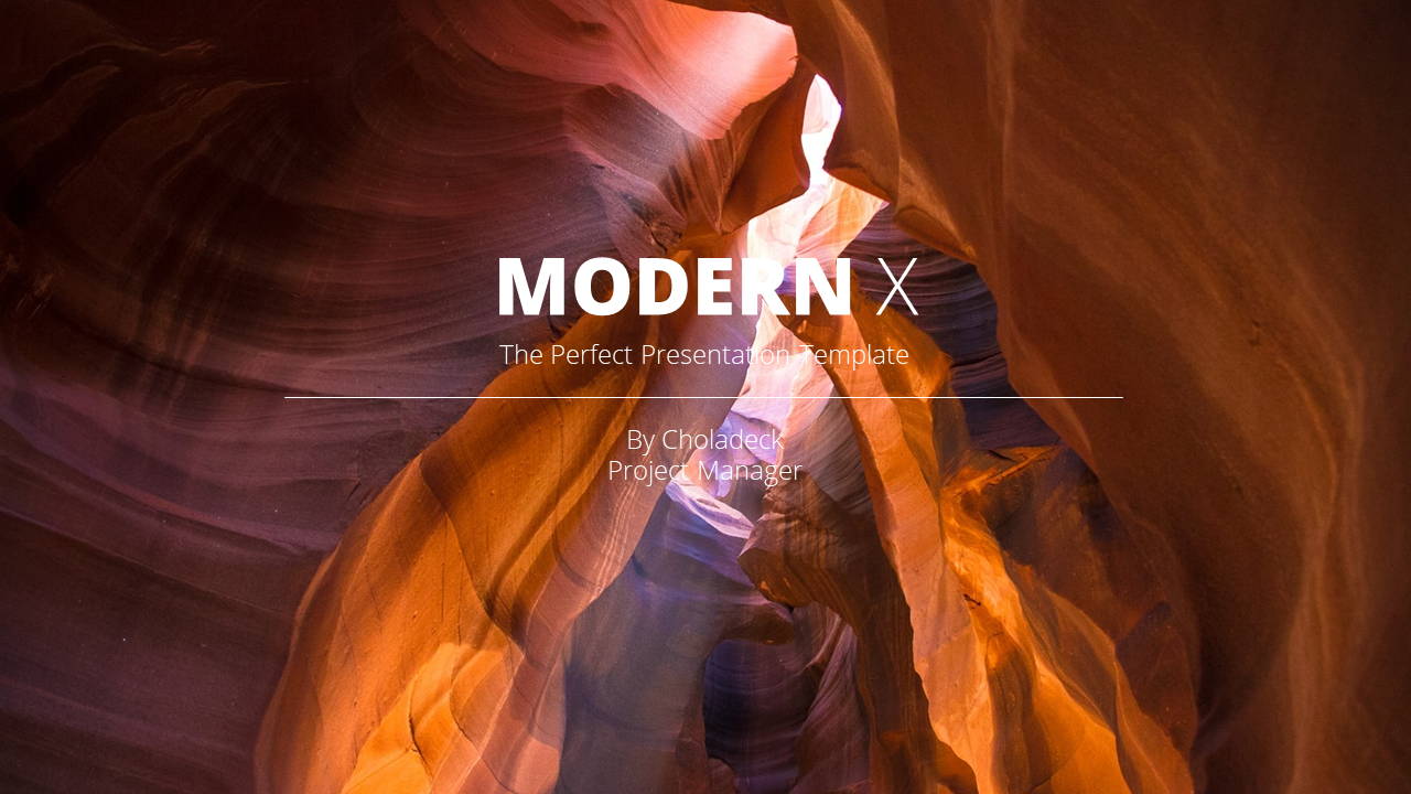 Modern X Consulting Firm Proposal Presentation Template Subtitle