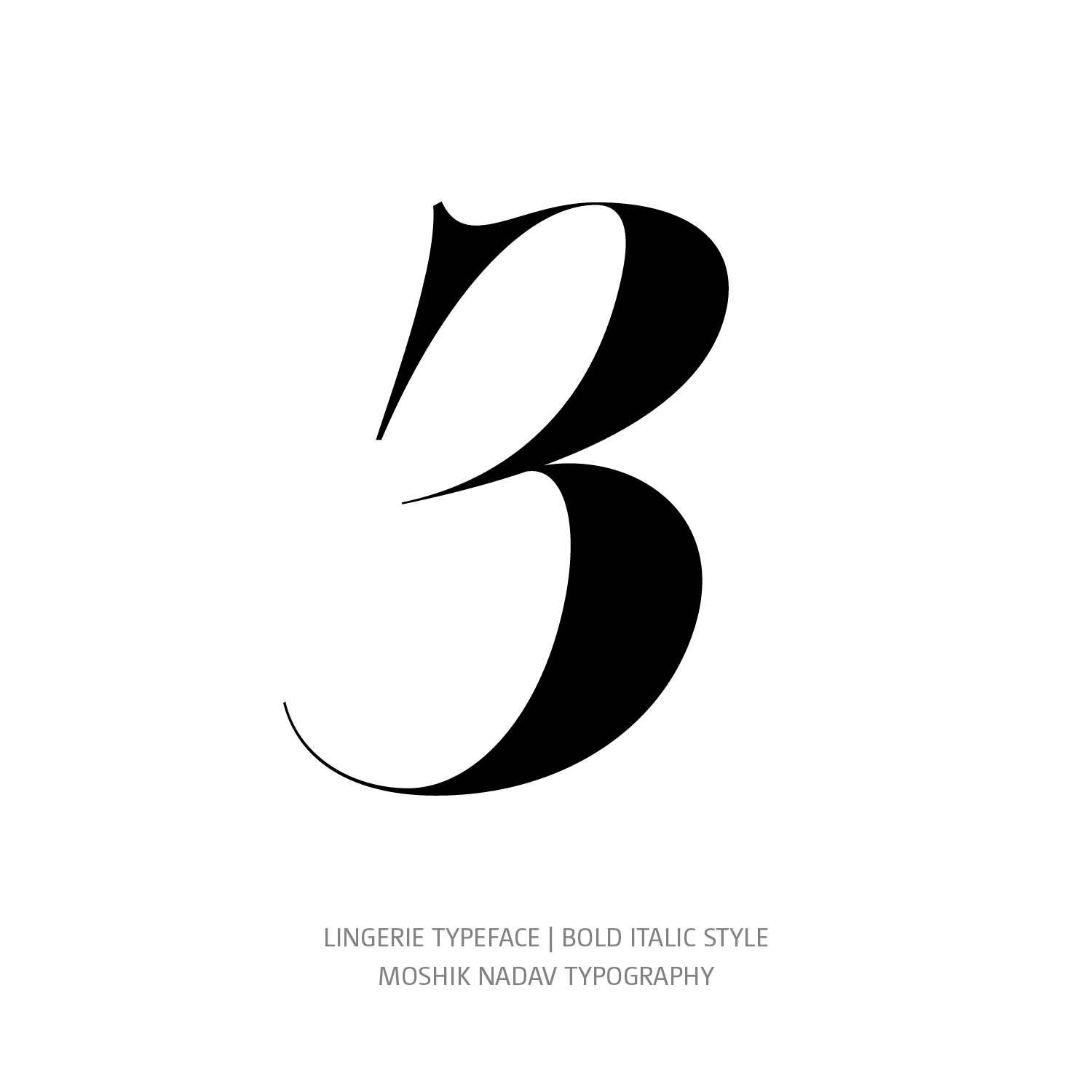 Lingerie Typeface Bold Italic 3