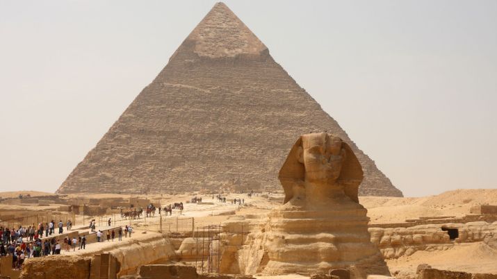 The iconic Great Sphinx of Giza