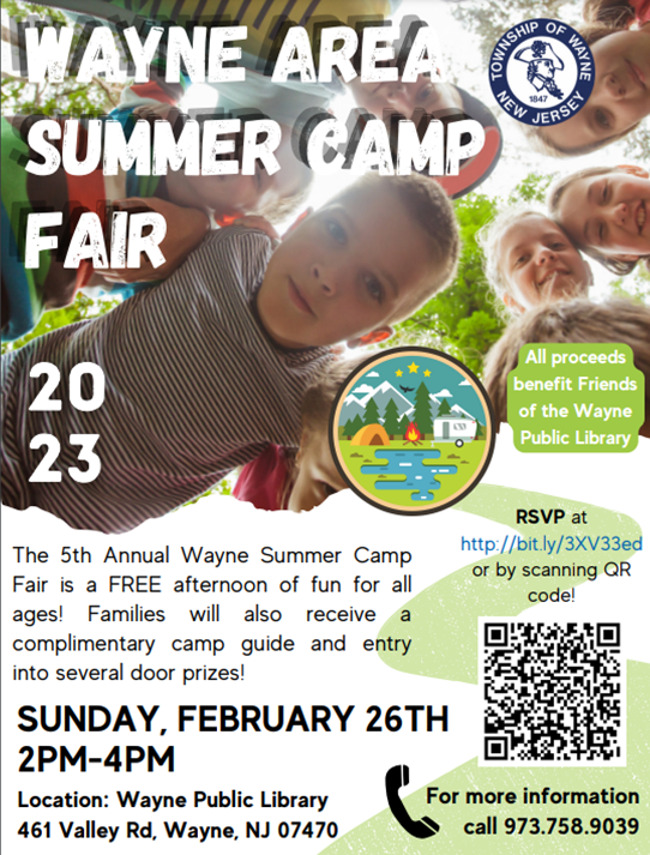 Wayne Township Summer Camp Fair Flier