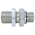 a close-up of a metal bolt
