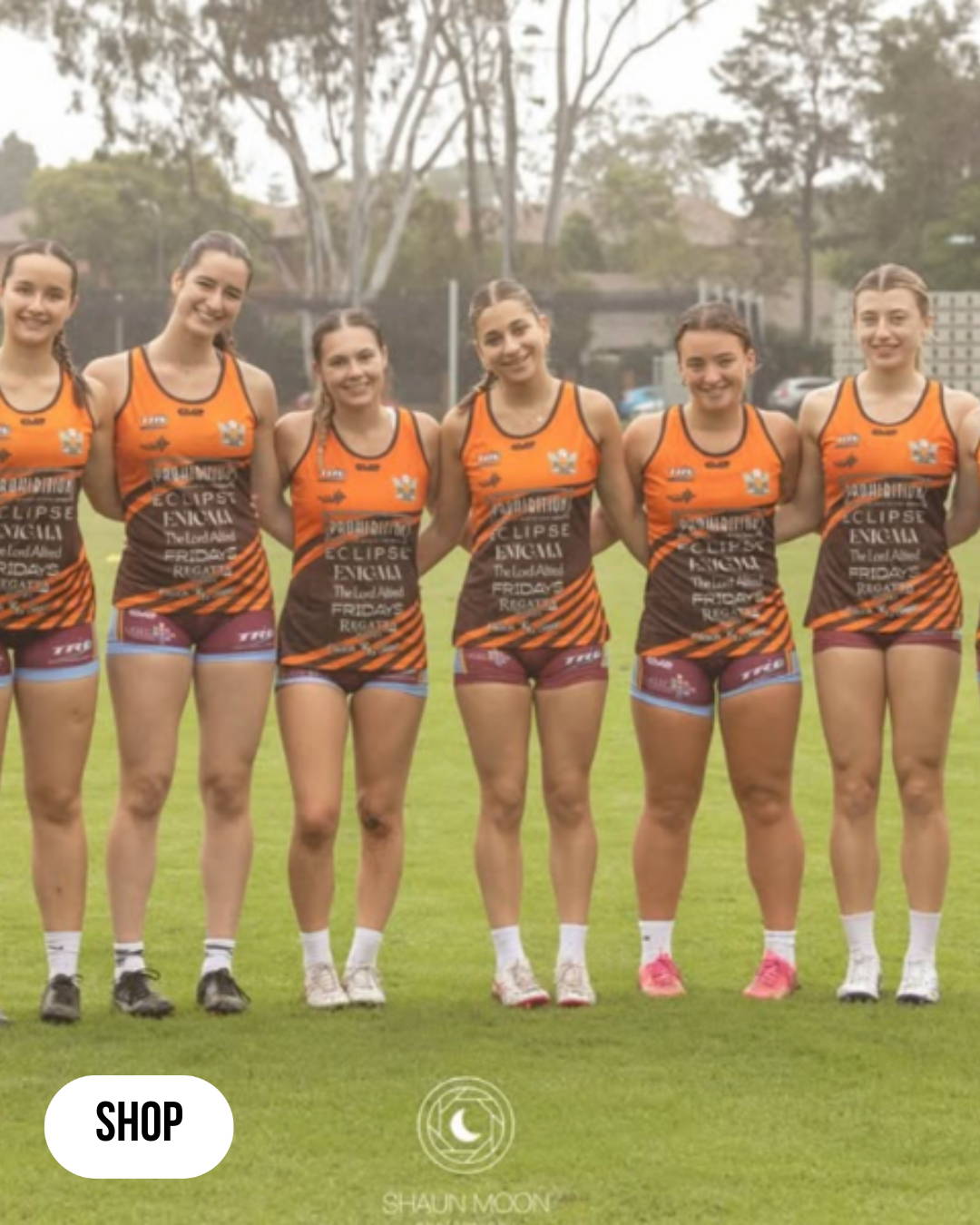 Netball polos and club apparel by EV2 Sportswear