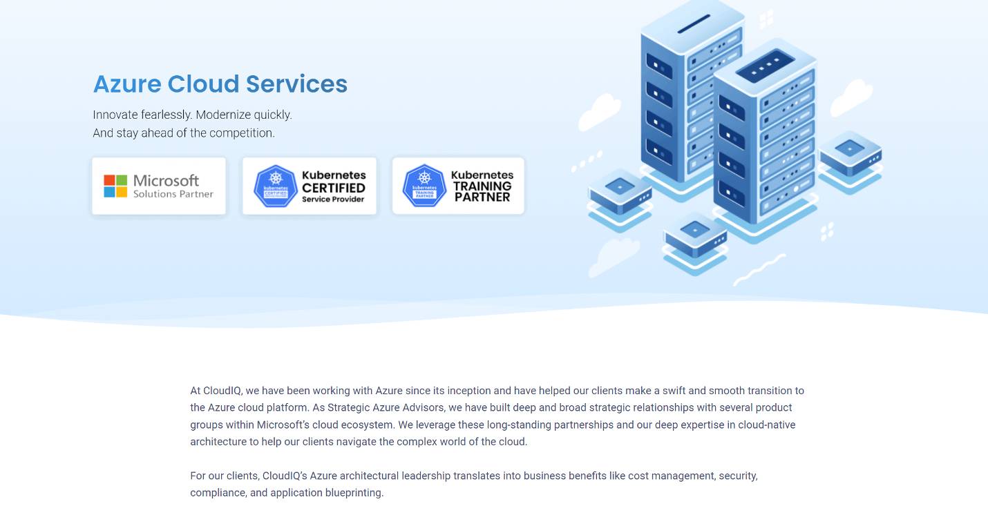 CloudIQ Technologies product / service