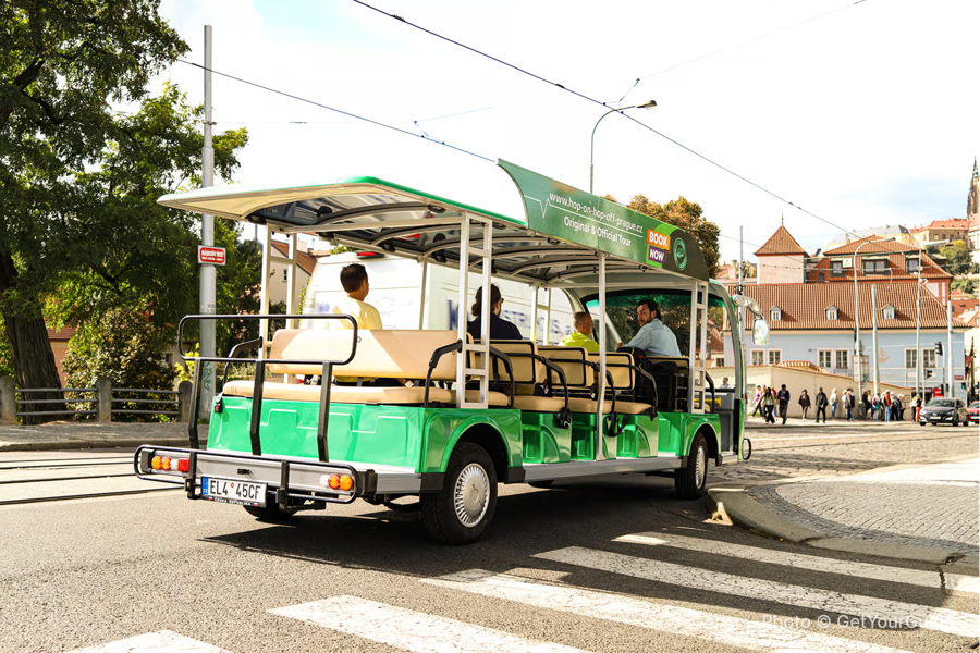 Prague: Full-Day Hop-On-Hop-Off Audio-Guided E-Bus Ticket - photo 2