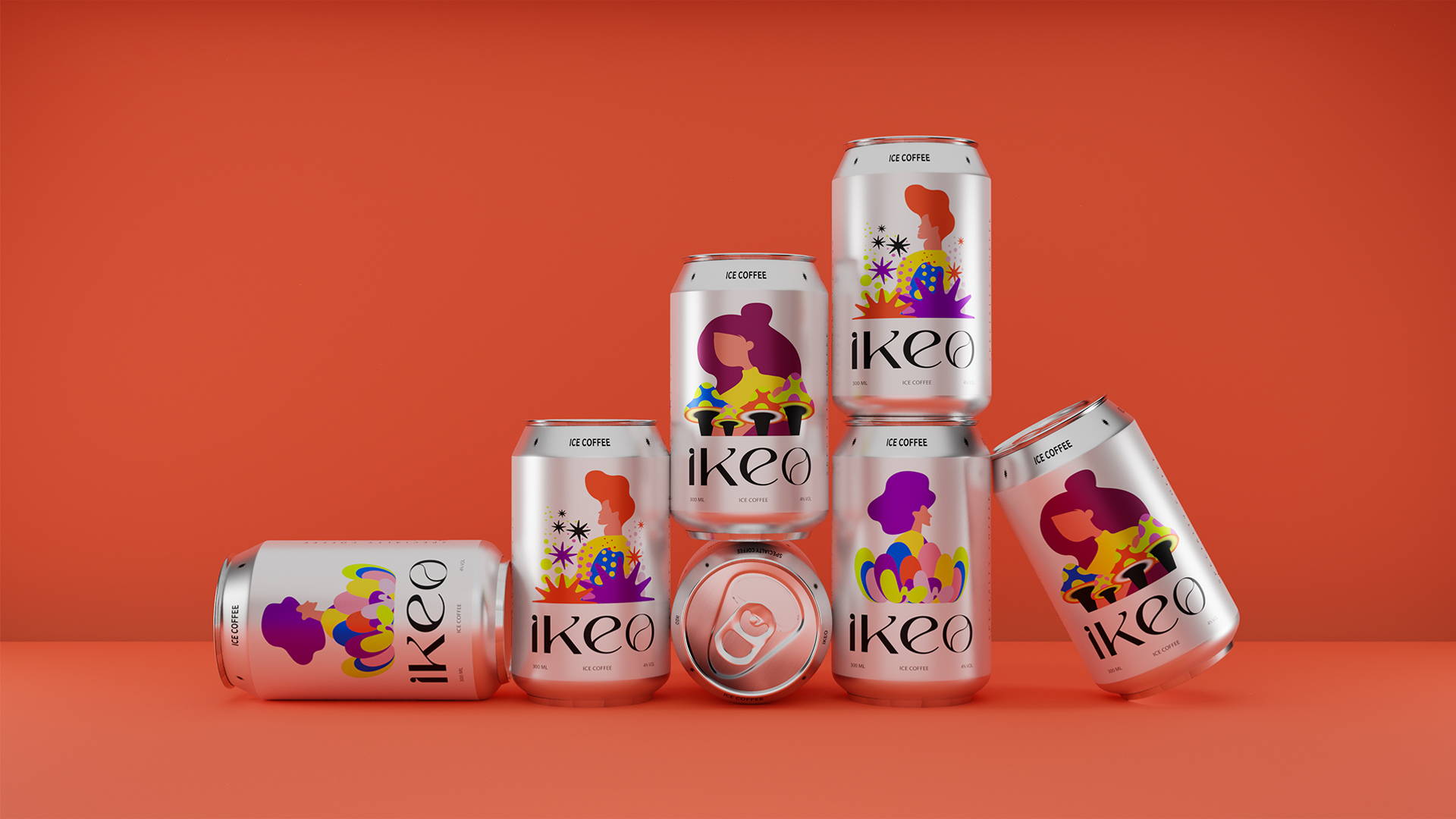 Featured image for IKEO Is A Conceptual Canned Coffee Beverage With Quite The Personality