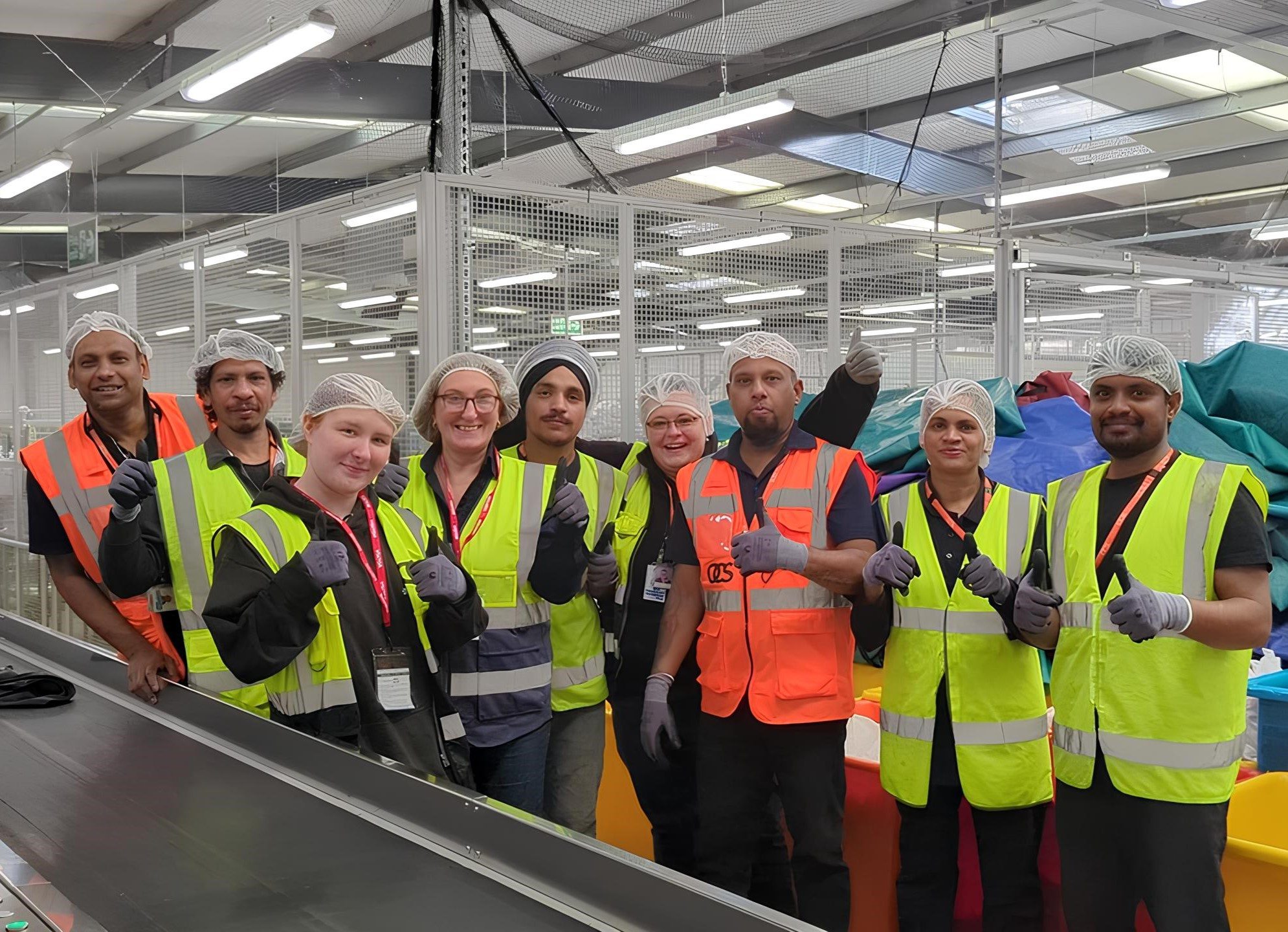 Valerie Dale, OCS Group Chief People Officer, attends back to the floor visit