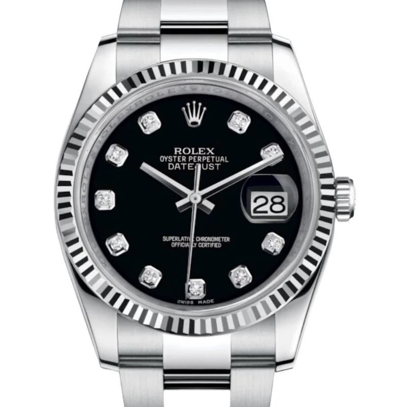 Datejust 36 Oyster Black Diamond Dial