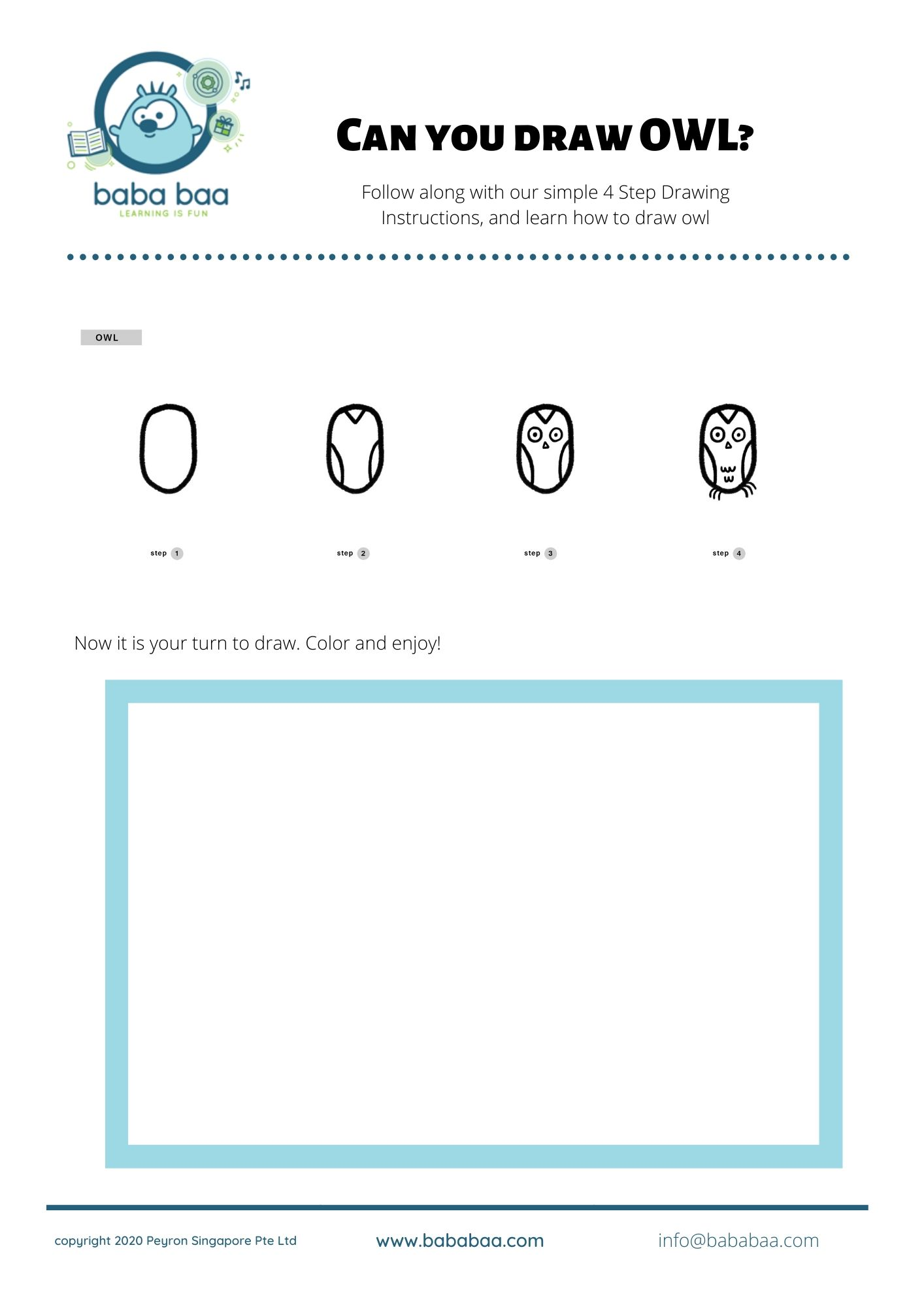 Learn to Draw Owl