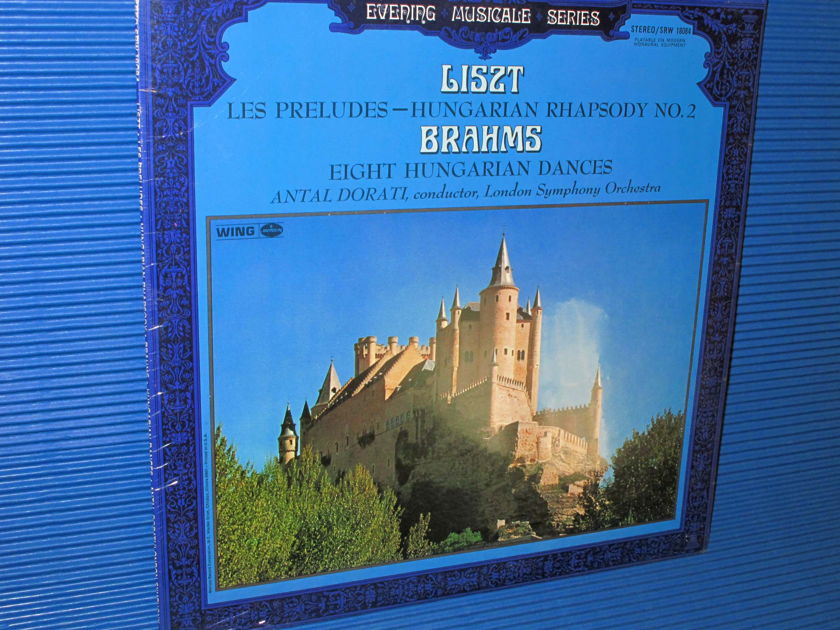 LISZT / BRAHMS / Dorati  - "Les Preludes & Hungarian Rhapsody #2   / 8 Hungarian Dances" - Mercury Wing 1968 SEALED!