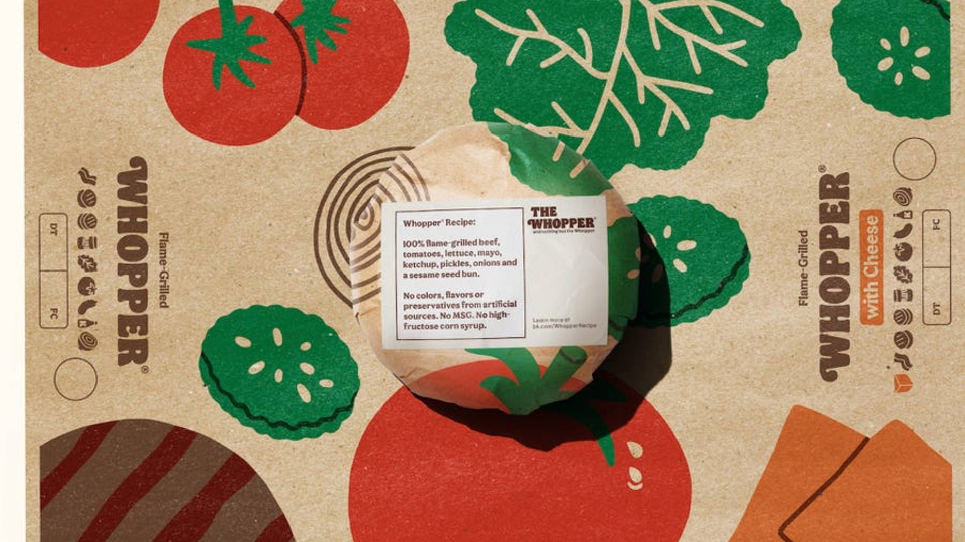 Featured image for Burger King Lists The Whopper's Ingredients Right On The Wrapper, Highlighting The Lack Of Artificial Preservatives