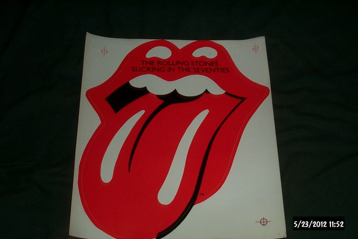 Rolling Stones - Promo Sucking In The 70's Sticker