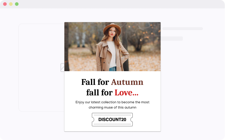 discount coupon popup 