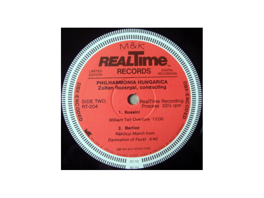★Audiophile★ M&K RealTime / ROZSNYAI, - Rossini Overtures, DBX-Encoded Version, NM!