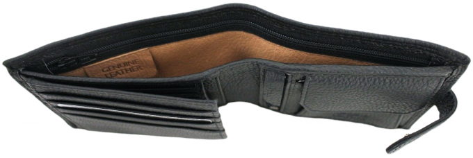 Quality Full Grain Cow Hide Leather Wallet Style 11020 - Image 7