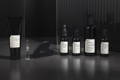 skin regimen Lx product range on black background
