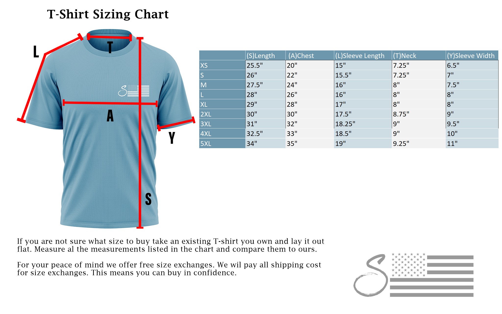 Size Guide – salty-traditions