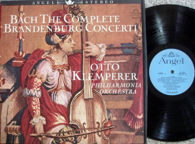 EMI Angel Blue / KLEMPERER, - Bach Brandenburg Concerto...