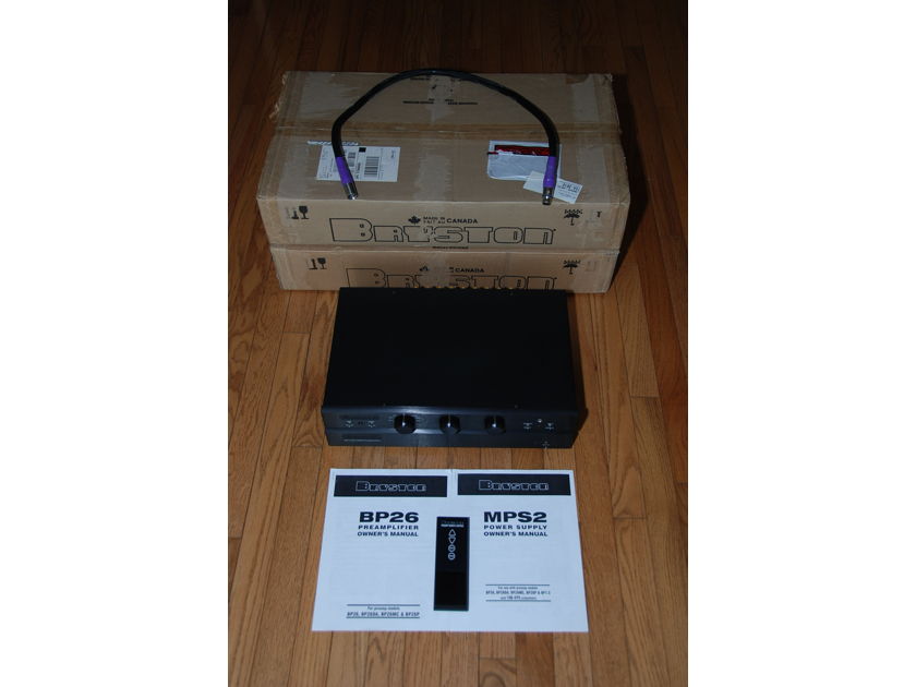 Bryston BP26 with MPS-2 Power Supply & Remote
