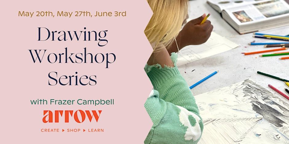 Drawing Workshop Series with Frazer Campbell-May 20, May 27, and June 3 promotional image