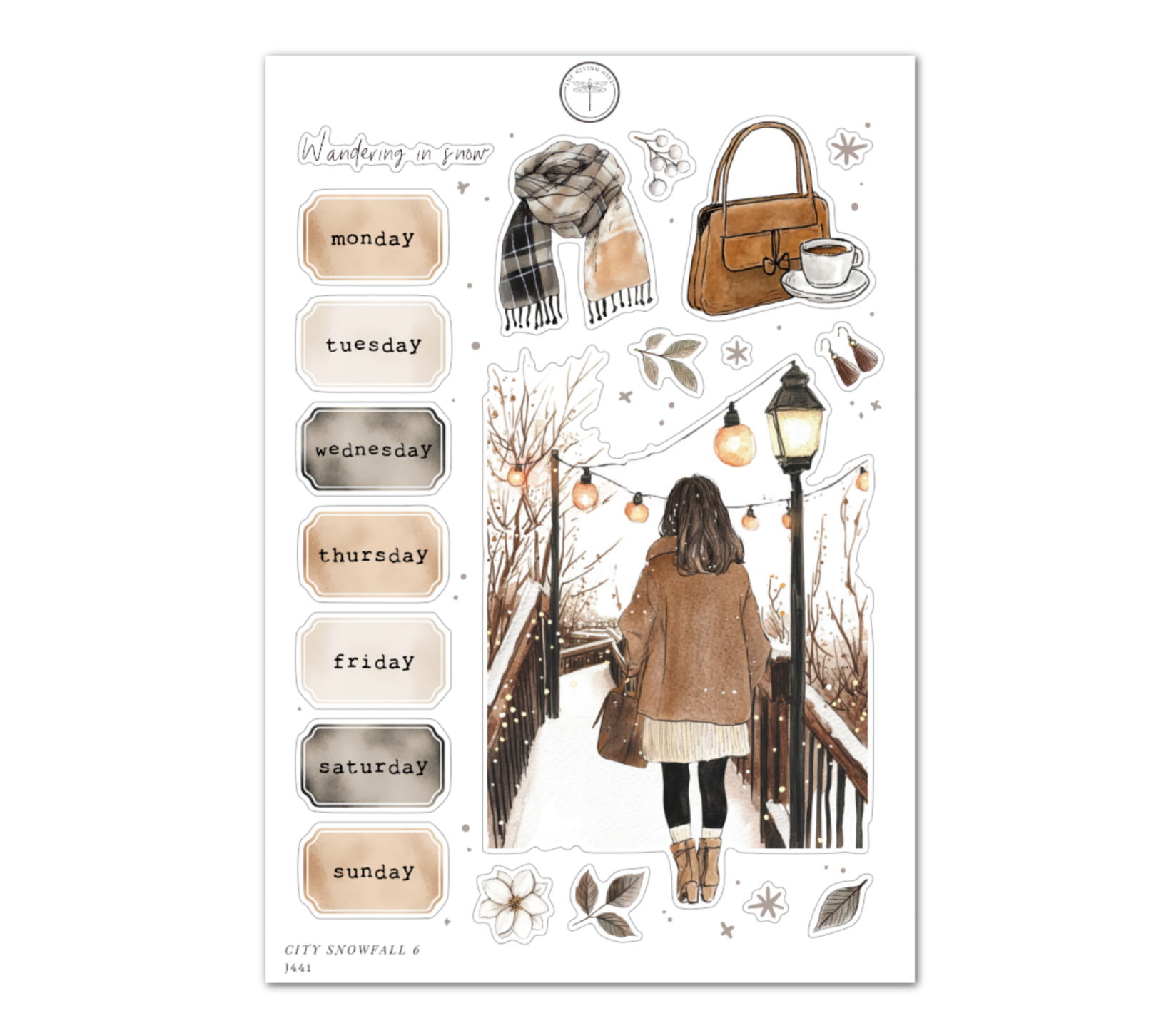 City Snowfall 6 – The Giving Girl