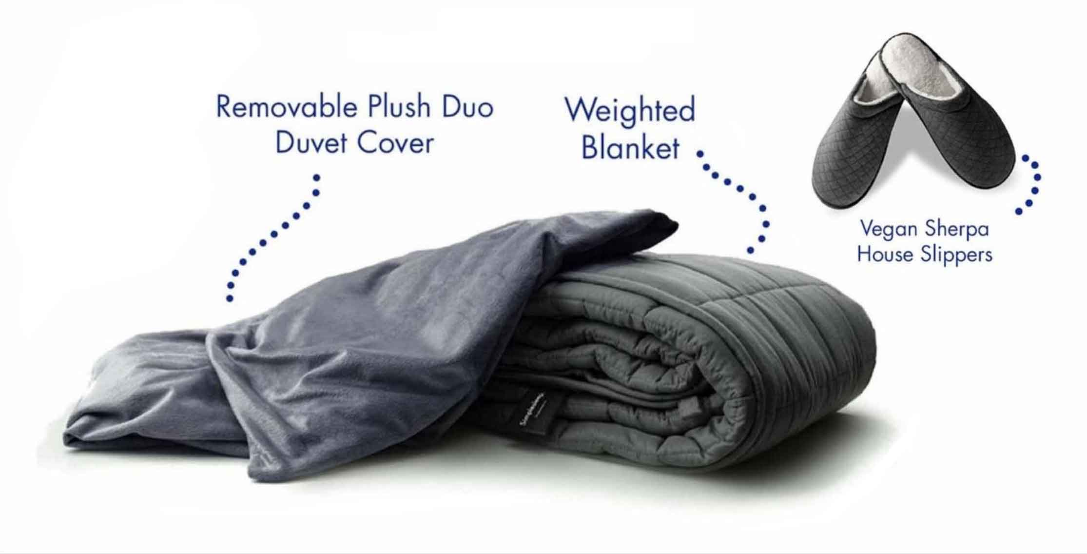Simplesleep Weighted Blanket and Removable Cover