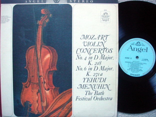 EMI Angel Blue / MENUHIN, - Mozart Violin Concertos No....