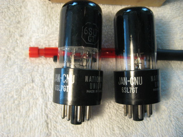 National Union 6SL7GT pair NOS/nib military free shippi...