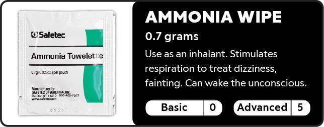 Ammonia Wipe