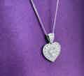 Shop heart diamond pendants and diamond cross necklaces-Pobjoy Diamonds
