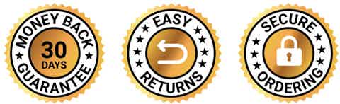 Filtr8 Labs Promises - Money Back Guarantee, Easy Returns, and Secure Ordering