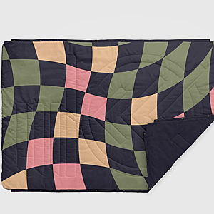 Outdoor Throw Blanket - wavecheck