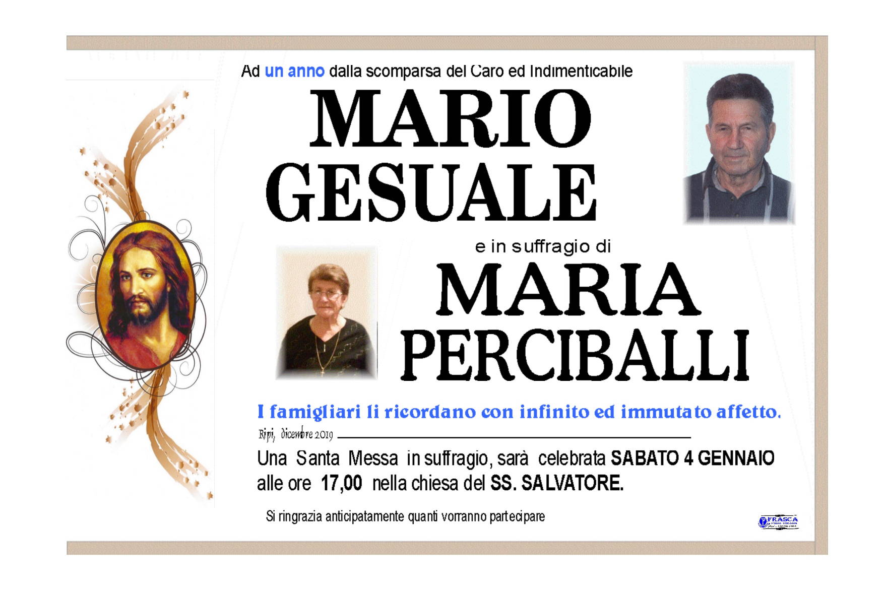 Mario Gesuale e Maria Perciballi