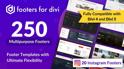 Footers for Divi