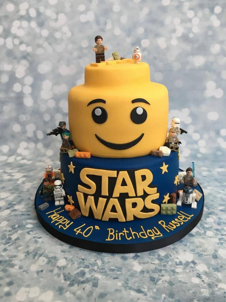 lego star wars cake