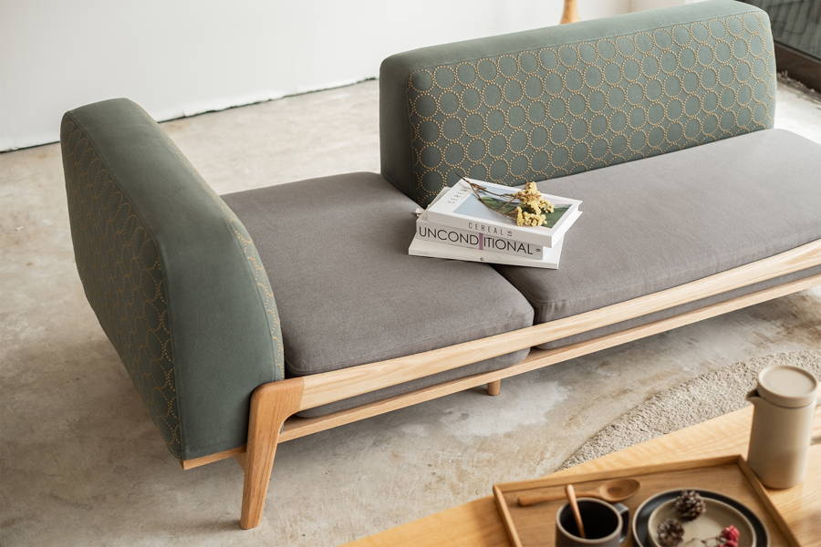 グリーンの Luu Sofa