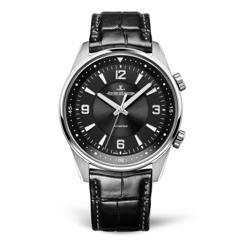 Polaris Automatic Stainless Steel / Black / Alligator