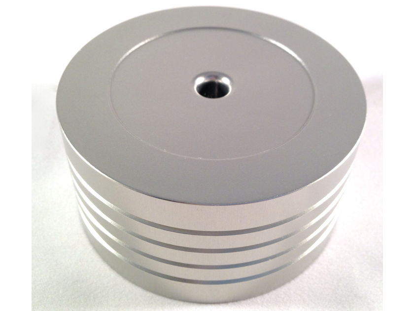 Aluminati Sound Aluminum Record Weight  In Frost Black or Frost Silver