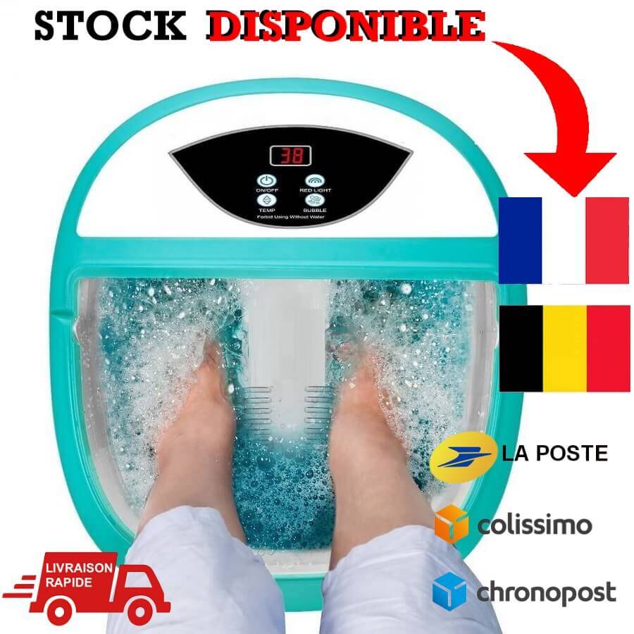 Bain de Pieds Maison, Bain Pieds Massant, Massage pieds a Bulles