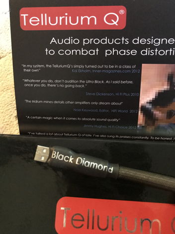 Tellurium Q Black Diamond USB Cable 1m - BEST COST NO O...