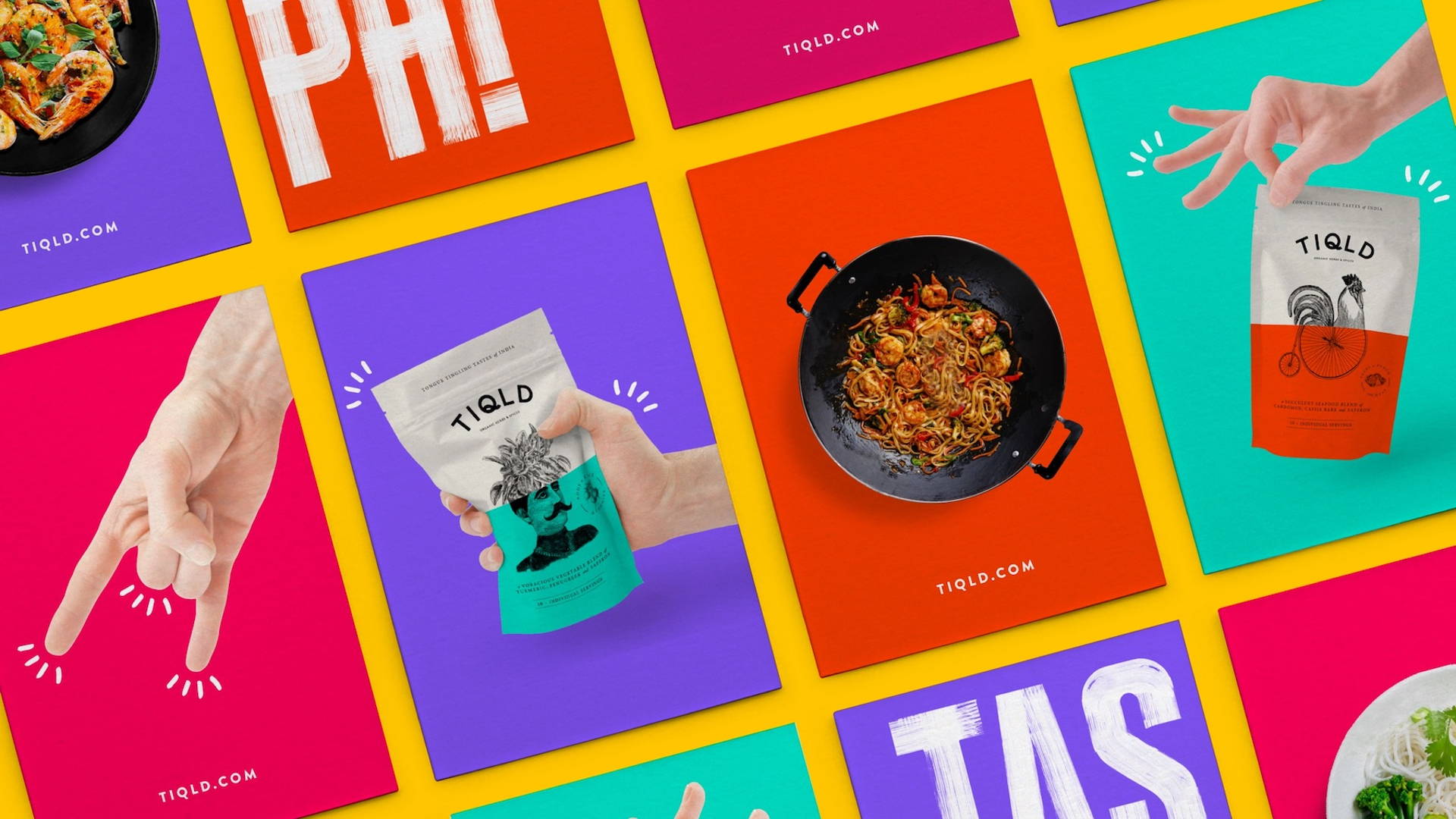Featured image for How TIQLD’s Unexpected Spice Combinations Inspired its Bold Packaging