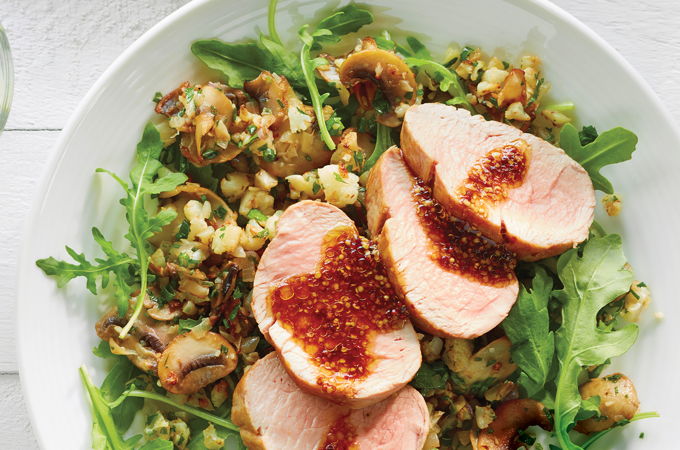 Pork Tenderloin with Caramelized Cauliflower