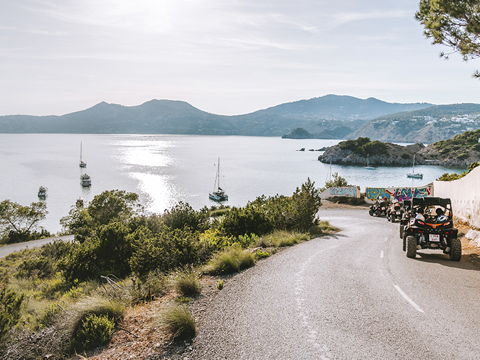 ibiza quad tour coves and cliffts